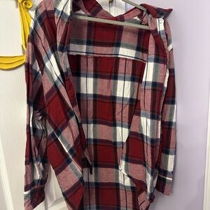 Old Navy Red and Blue Checkered Shirt